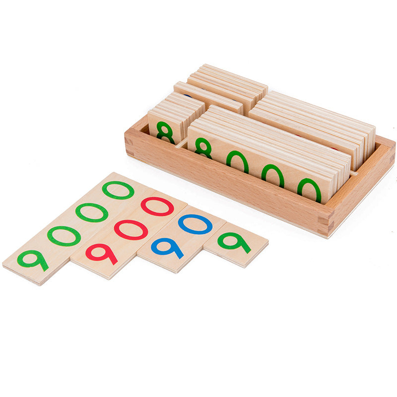 Montessori Wooden Number Learning Board